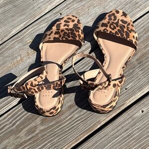 a new day Leopard Print Sandals
